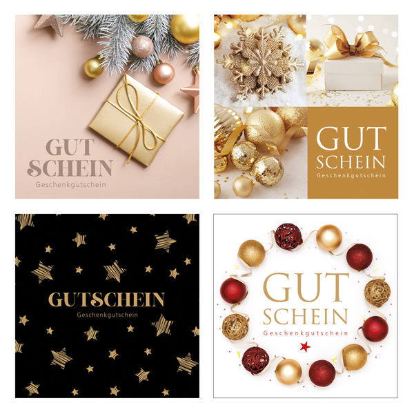 Gutschein-Sortiment Any Time Weihnachten II 4x12 Stck