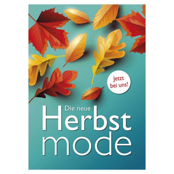 Plakat Die neue Herbst-Mode 2, DIN A1